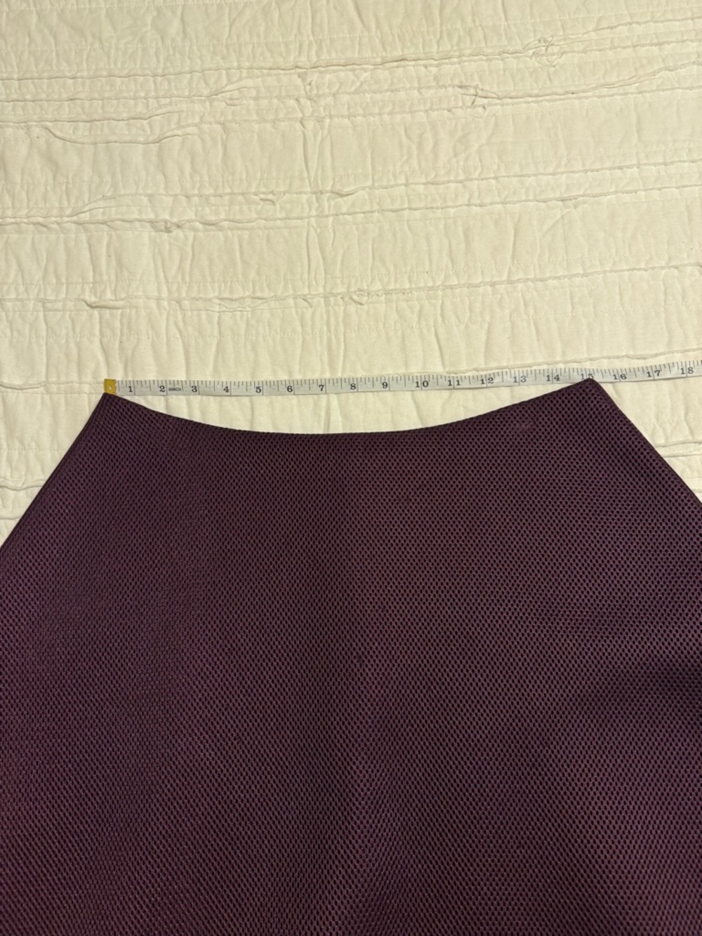 Saturday Kate Spade Plum Scuba Mesh Neoprene Circle Skater Skirt Size 8 - Picture 7 of 9